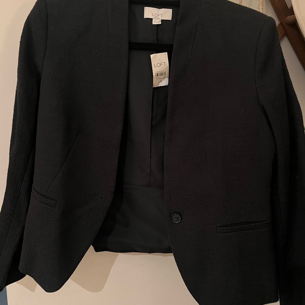 NWT LOFT Women's Black Blazer